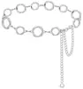 Cadena para el cuerpo geométrica hueca de empalme para la cintura, cadena para el cuerpo de playa dulce y fresca para mujer, joyería transfronteriza europea y americana, anillo sexy de chica caliente