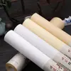 Rollos Largos de Papel de Seda Batik para Obras de Arte, Creación de Caligrafía, Letra Pequeña, Piezas Pequeñas de Tela de Seda, Caligrafía Semi-Cruda y Semi-Procesada, Papel Xuan Imitación Seda