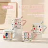 Presentes Criativos para Estudantes, Canecas com Gráficos Fofos, Canecas de Café da Manhã para Crianças, Canecas de Café para o Trabalho, Canecas de Água Domésticas com Aparência Sofisticada