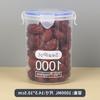 Frasco grande de plástico transparente sellado, frasco de leche en polvo, frasco de alimentos, caja de almacenamiento de granos de cocina, frasco de almacenamiento