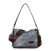 Bolsa Transversal Nova Feminina Transfronteiriça Moda Meia-idade Elegante Versátil Couro Macio Grande Capacidade Cor Sólida Múltiplos Bolsos Bolsa de Ombro