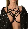 Roupa íntima sexy feminina comércio exterior europeu e americano sexy vazada transparente três peças alça europeia e americana base colete pequeno atacado geração