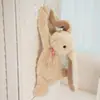 Nueva y linda bolsa de pañuelos de conejo de orejas largas de dibujos animados, alto valor estético, caja de pañuelos creativa para dormitorio y habitación