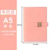 Conjunto de Caixa de Presente para Caderno Personalizado Negócios Couro Sintético Caderno B5 Fecho de Janela Retrô Diário Criativo