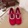 Sapatos Femininos de Boca Rasa Estilo Francês, Novos para Primavera e Outono 2026, Adequados para Combinar com Saias, Sapatos de Salto Macio Estilo Ballet Gentis e Elegantes para a Noite