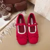 Sapatos Baixos de Bico Aberto Estilo Francês para Mulheres, Novos Modelos Primavera e Outono 2026, Adequados para Combinar com Saias, Sapatilhas Delicadas e Elegantes para Mulheres