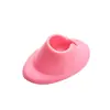 Herramientas para uñas soporte para botella de esmalte de uñas base de soporte para esmalte de uñas de silicona botella de esmalte de uñas fija base de goma blanda sentarse rosa blanco