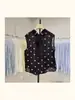 Chaleco de tirantes sin mangas con cuello redondo y pajarita retro para mujer, top sin mangas casual versátil, holgado y transpirable de verano