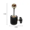 Mini gimbal de metal portátil para fotografia, gimbal esférico para celular para transmissões ao vivo, para mesa, compacto, portátil, suporte para celular