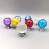 Manija Pequeña de Cristal con Grietas de Hielo de Color Quemado de Lujo Ligero Transfronteriza para Cajón y Puertas de Gabinete, Agujero Único, Venta Directa del Fabricante