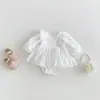 Vestido de una pieza para bebé para otoño, mameluco de princesa de manga larga para la celebración de los 100 días de bebés niñas, ropa para recién nacidos