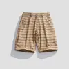 Overol para hombre casual shorts de algodón multibolsillos deportivos pantalones holgados marca de moda para hombre comercio exterior transfronterizo pantalones para hombre