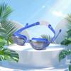 Gafas de natación de alta definición para adultos antivaho con revestimiento gafas de natación para hombres y mujeres montura pequeña impermeables con revestimiento plano equipo profesional