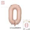 Comercio Exterior Nuevo Modelo 32 pulgadas Versión Americana Mediano Digital Globo de Película de Aluminio Tapa Dura 80cm Oro Rosa Decoración de Fiesta de Cumpleaños