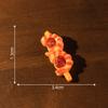 Micro-paisaje simulación barbacoa brocheta comida fragante juego decoración diy pegatinas para refrigerador accesorios de cuerda para pasador mini adornos pequeños