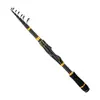 Caña de Pescar Telescópica Portátil para Señuelos Caña de Pescar de Vibración Caña de Pescar de Carbono Cruzado 43cm Equipo de Pesca Duro 1.8 Venta al por Mayor