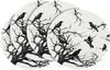 Mantel Individual Lino Halloween Navidad Mantel Redondo para Mesa Mantel para Comida Occidental Hogar Comida Occidental Aislamiento Térmico Mantel Individual para Plato Posavasos