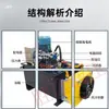 Unidade de potência hidráulica conjunto de cilindros sistema hidráulico conjunto completo de acessórios manual automático modificação de prensa hidráulica possível