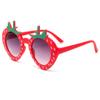 2025 Nuevas Gafas de Sol Infantiles de Fresa Gafas de Sol con Protección Solar Decoración de Dibujos Animados Frescas Dulces Gafas para Niña de Fiesta