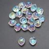 16mm Furo Horizontal Cristal Morango Vidro Contas Soltas Acessórios para Joias com Contas Grampo de Cabelo Artesanal DIY Acessórios de Vidro