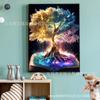 Nova pintura de diamante DIY da Amazon árvore da vida diamante redondo completo pintura decorativa para sala de estar fábrica direta paisagem transfronteiriça árvore
