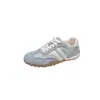 Zapatillas de entrenamiento casual retro alemanas para mujer, de suela gruesa, nuevo estilo verano 2026, zapatillas estilo Forrest Gump, zapatos blancos modernos y versátiles para mujer