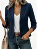 2026 Amazon Comercio Electrónico Transfronterizo Más Vendido Moda Femenina Casual Chaqueta de Traje de Manga Larga Cárdigan Traje Pequeño