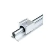 SBR soporte de aluminio de precisión riel guía circular deslizador abierto SBR-UU/LU deslizador estándar deslizador extendido riel guía circular