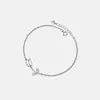 Pulseira Nova de Tulipa Transfronteiriça para Mulheres, Luxo Leve Estilo Europeu e Americano, Design Minimalista, Pulseira de Joia de Nicho