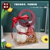 Bolsa de Regalo Navideño en stock Bolsa de Mano de Plástico PVC Bolsa Láser Acompañante Bolsa Transparente de Mano Bolsa de Regalo Navideño
