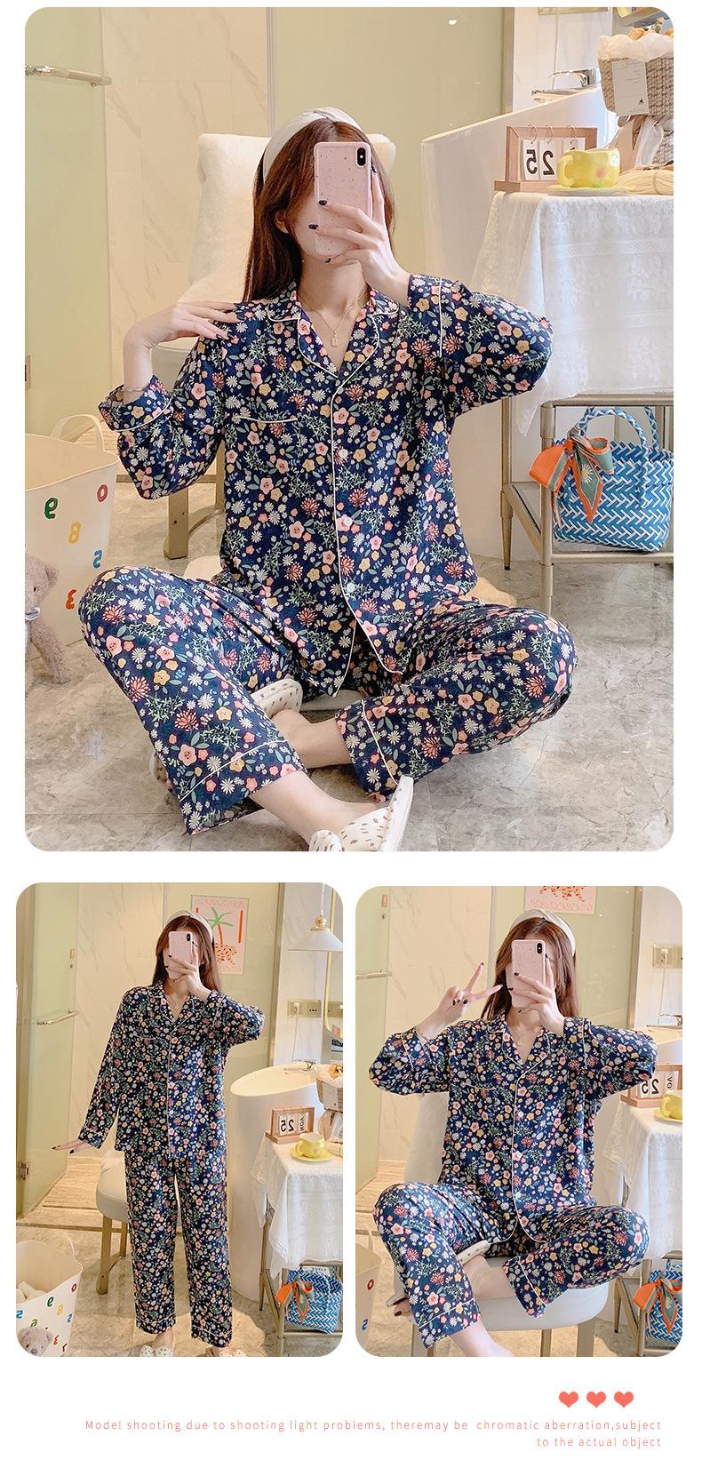 碎花深蓝