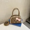 Bolsa de Monedas de Dibujos Animados de Niña Kawaii Linda Nueva Versátil Bolso Cruzado para Mujer Bolso de Mano Mini Súper Caliente Exquisito
