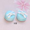 Mini eco-friendly cerâmica macia bowknot macaron sobremesa comida e jogo DIY caso de telefone brincos acessórios de jóias