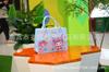 Sacola de compras de feltro com grafite sublimado, estilo bolsa de mão grande com capacidade para formatura, bolsa de presente para estudantes, presente de acompanhamento