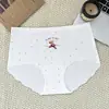 Braguitas de Chica Sin Costuras de Seda de Hielo Fresca Ultra Delgadas con Tema de Oso, No Aprietan, Tanga Triángulo de Entrepierna Extendida 10A para Mujeres