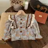 Conjunto de outono para meninas 2026 novo estiloso e moderno conjunto de duas peças para primavera e outono casual versátil moda