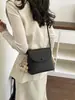 Bolsa feminina texturizada de alta qualidade, nova moda trendy primavera/verão, bolsa quadrada pequena casual de grande capacidade, bolsa transversal feminina atacado
