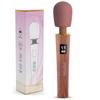 Ventas Directas de Fábrica Pantalla Digital LCD AV Grano de Madera Vibrador Masajeador Palo Dispositivo de Masturbación Preliminares Femeninos Adulto