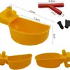 Amazon Pacote com 10 Bebedouros para Codorna, Copos de Água para Pombo, Bebedouros Automáticos para Pássaros, Bebedouro para Aves de Criação, Alimentação Automática de Água