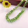 Cuentas de cristal facetadas en forma de rueda de 6-8 mm Accesorios para joyería DIY Cuentas de vidrio sin separadores Joyería de collar hecha a mano Cuentas sueltas