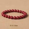Pulsera de Cinabrio Natural Cristal Dayou para Mujer Pulsera de Cinabrio Doce Signos del Zodíaco Pulsera de Cinabrio Año del Zodíaco para Hombre