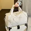 Bolsa de Viagem Grande Capacidade Portátil para Armazenamento de Bagagem Compartimento Independente para Sapatos Bolsa para Natação Yoga Dança Fitness Bolsa para Treinamento Esportivo