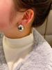 Pendientes grandes con forma de gota de agua exagerada, estilo metal transfronterizo europeo y americano, elegantes y de alta gama para mujer.