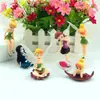Conjunto de 6 Peças de Fada das Flores Decoração de Bolo de Aniversário Ornamentos de Celebridade da Internet