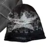 Gorro de punto retro estilo americano con estrella y letra, unisex, cálido para otoño e invierno, hace que la cara se vea más pequeña, elegante y sofisticado