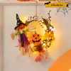 Decoração de Halloween Infantil Feita à Mão Saco de Materiais DIY Atividade Temática para Festa de Jardim de Infância Barra Adereços Lanterna de Abóbora