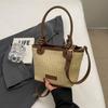 Bolsa de Palha Grande Capacidade para o Dia a Dia de Mulheres 2026 Nova Moda Elegante Versátil Bolsa de Ombro Tendência Bolsa Saco de Axila