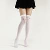 Calcetines con Estampado de Emojis Estilo Japonés, Calcetines Finos de Subcultura para Primavera y Verano Hasta la Rodilla, Calcetines Largos Estilo Jk, Calcetines de Seda Blancos al por Mayor