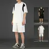 Conjunto de Traje 2026 para Hombres y Mujeres, Nuevo Estilo de Verano Holgado Ropa Deportiva con Mangas Cortas y Shorts, Completo con un Conjunto Completo de Marcas de Moda Tendencia