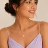 Versión coreana de Dongdaemun Niche Ins, joyería de concha, cadena de clavícula, venta al por mayor, collar con colgante de vieira de metal simple y versátil